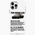 Czarna osłona BMW 7 E38 marki My Store 3, wykonana z trwałych materiałów, montowana na zewnątrz pojazdu.